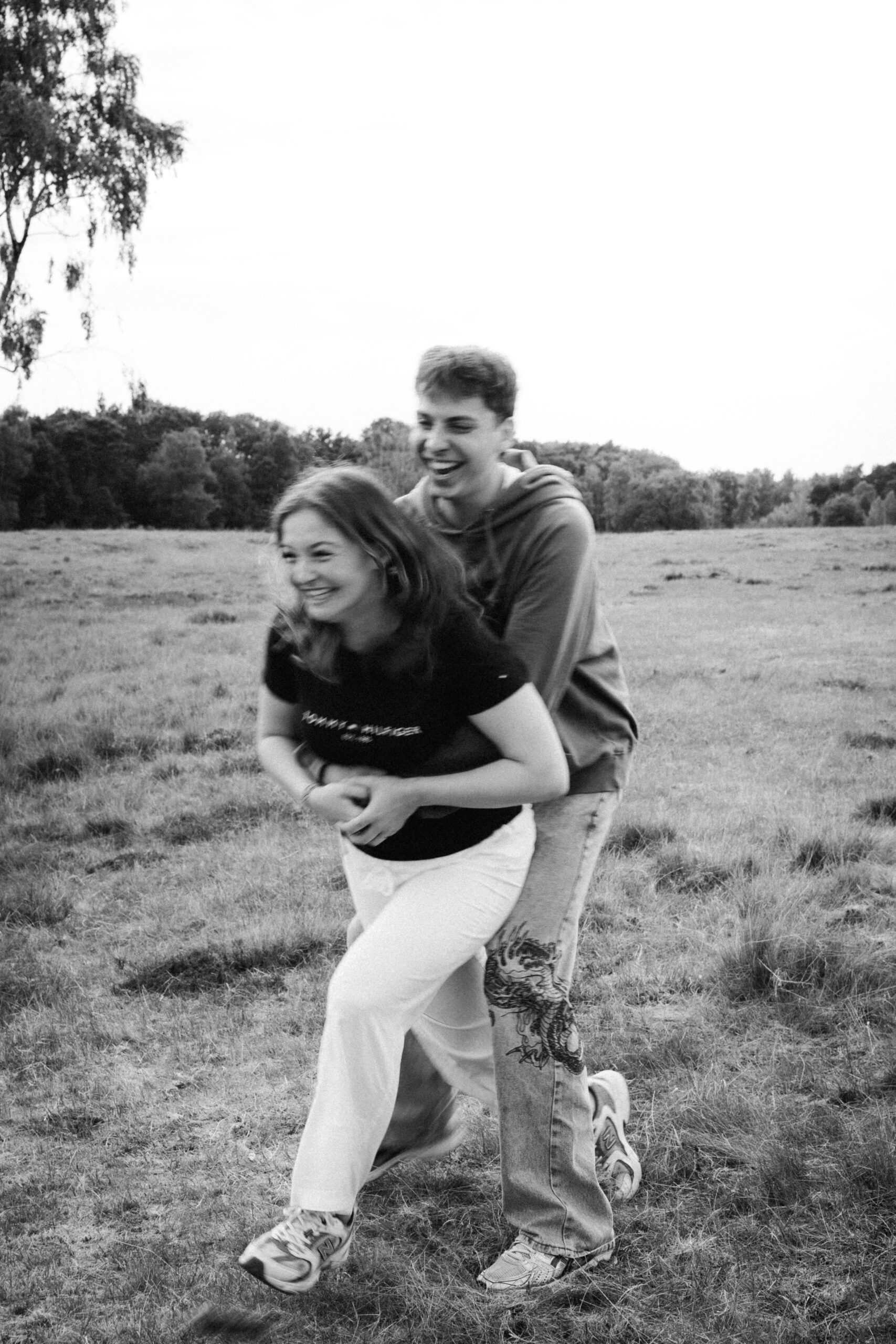 Dirk & Melissa B&W-2